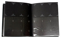 Black Leatherette Scrapbook Inside Blank