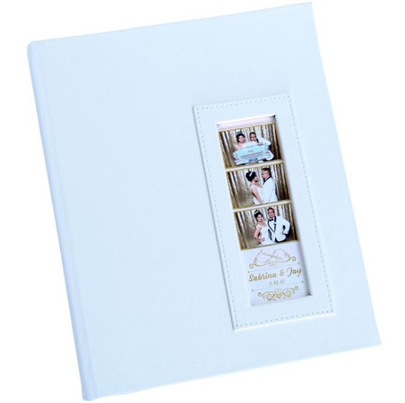 White 2x6 Album_Front (Also available in 4x6 with front 4x6 cut-out window)