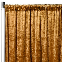 Velvet Backdrop Curtain Panel - Mustard Gold