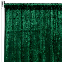 Velvet Backdrop Curtain Panel - Emerald Green