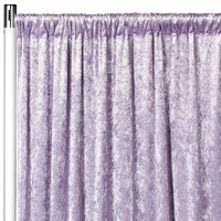 Velvet Backdrop Curtain Panel - Wisteria