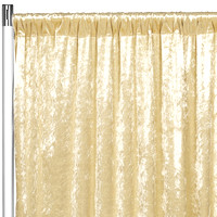 Velvet Backdrop Curtain Panel-Champagne