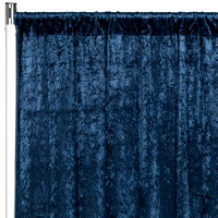 Velvet Backdrop Curtain Panel - Navy Blue