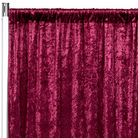 Velvet Backdrop Curtain Panel - Burgundy